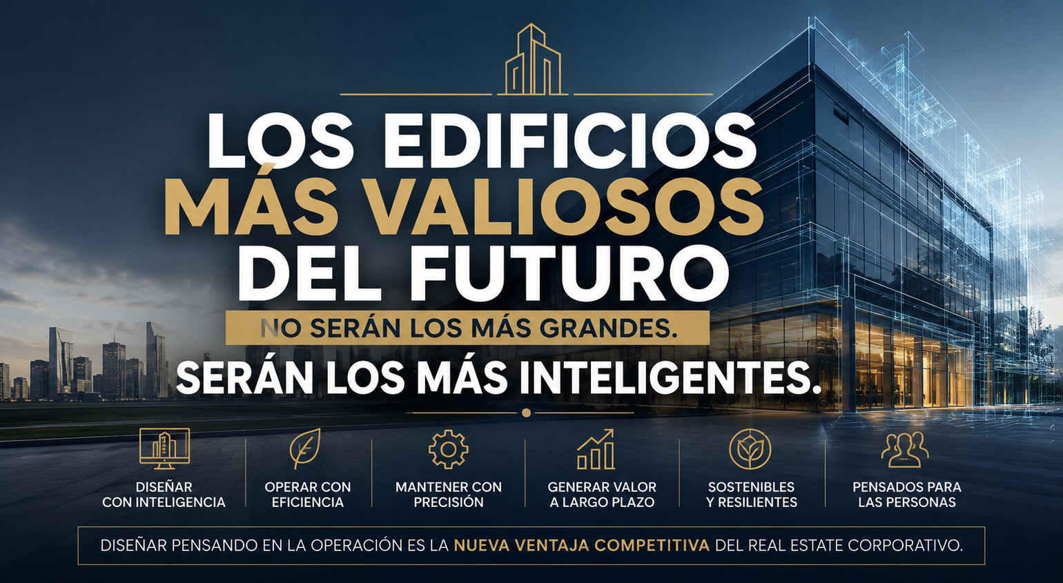 Los edificios más valiosos del futuro no serán los más grandes. Serán los más inteligentes