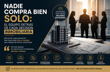 Nadie compra bien solo: el equipo detrás de cada decisión inmobiliaria