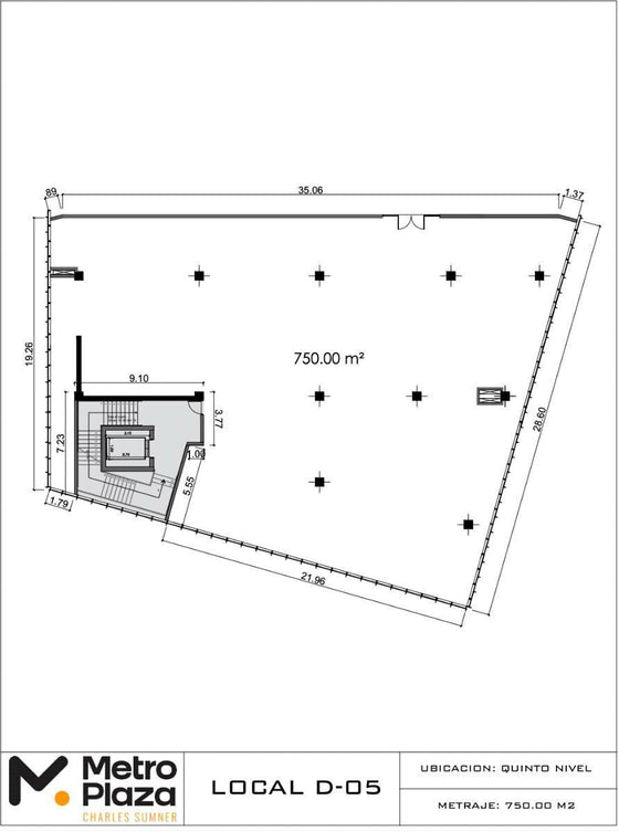 Oficina alquiler Metro Plaza, Santo Domingo