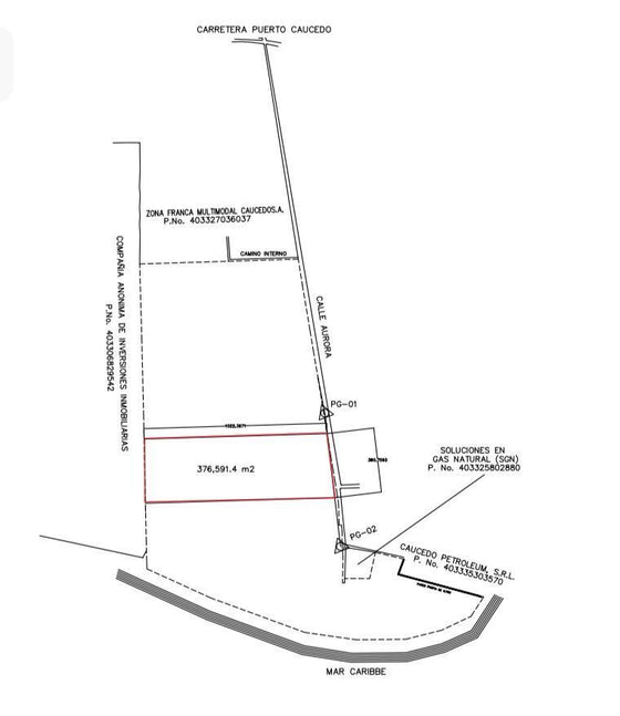 Terreno industrial venta Punta Caucedo, Boca Chica