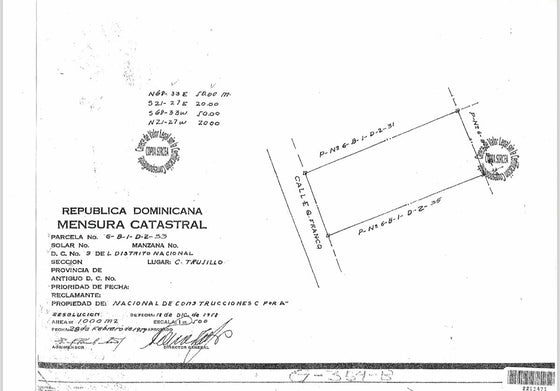 Venta terreno residencial comercial corporativo Naco Santo Domingo