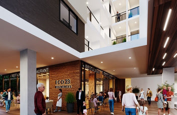 Plaza COMPLETA venta alquiler Locales comerciales ECO 23  Evaristo Morales, Santo Domingo-3