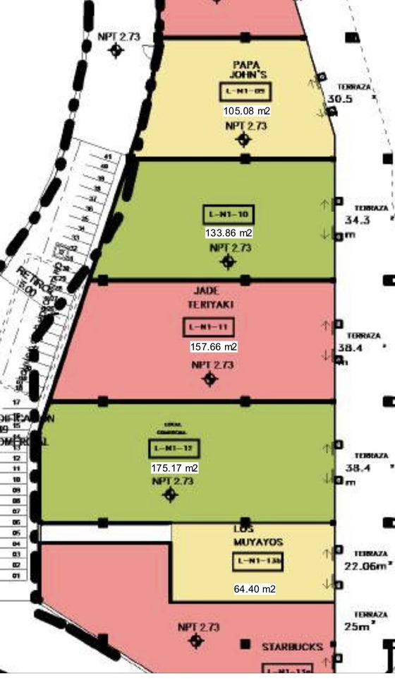 Locales comerciales alquiler 1er piso Paseo 27, Santo Domingo Oeste