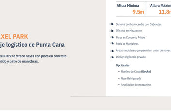 Naves en Alquiler| Punta Cana | De 518 m² a 794 m² AXEL PARK-7
