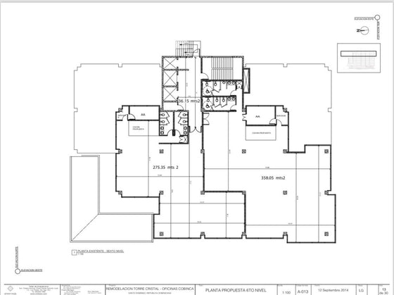Oficina alquiler Tiradentes Naco Santo Domingo