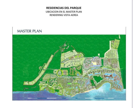 Terreno residencial Cap Cana Residencias del Parque 50