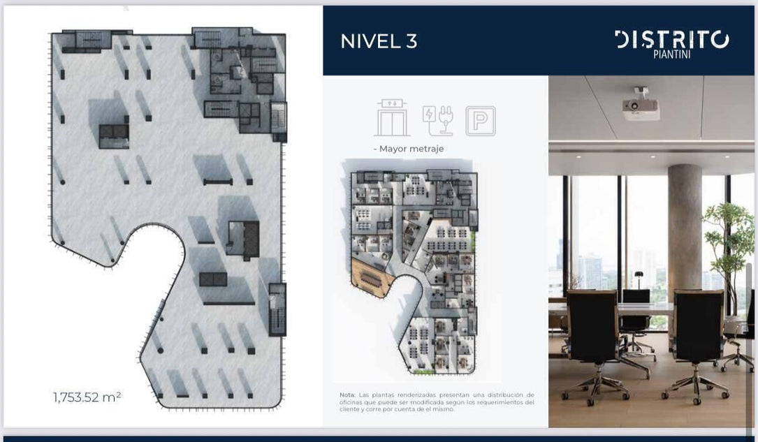 Oficina venta alquiler Distrito Piantini Santo Domingo