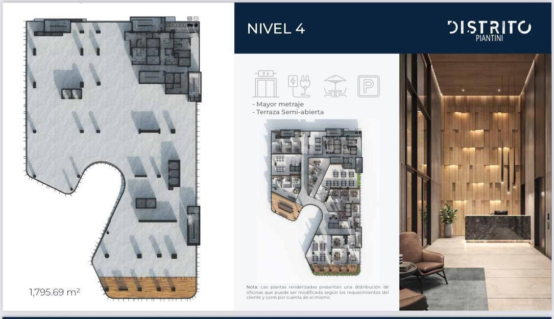 Oficina venta alquiler Distrito Piantini Santo Domingo