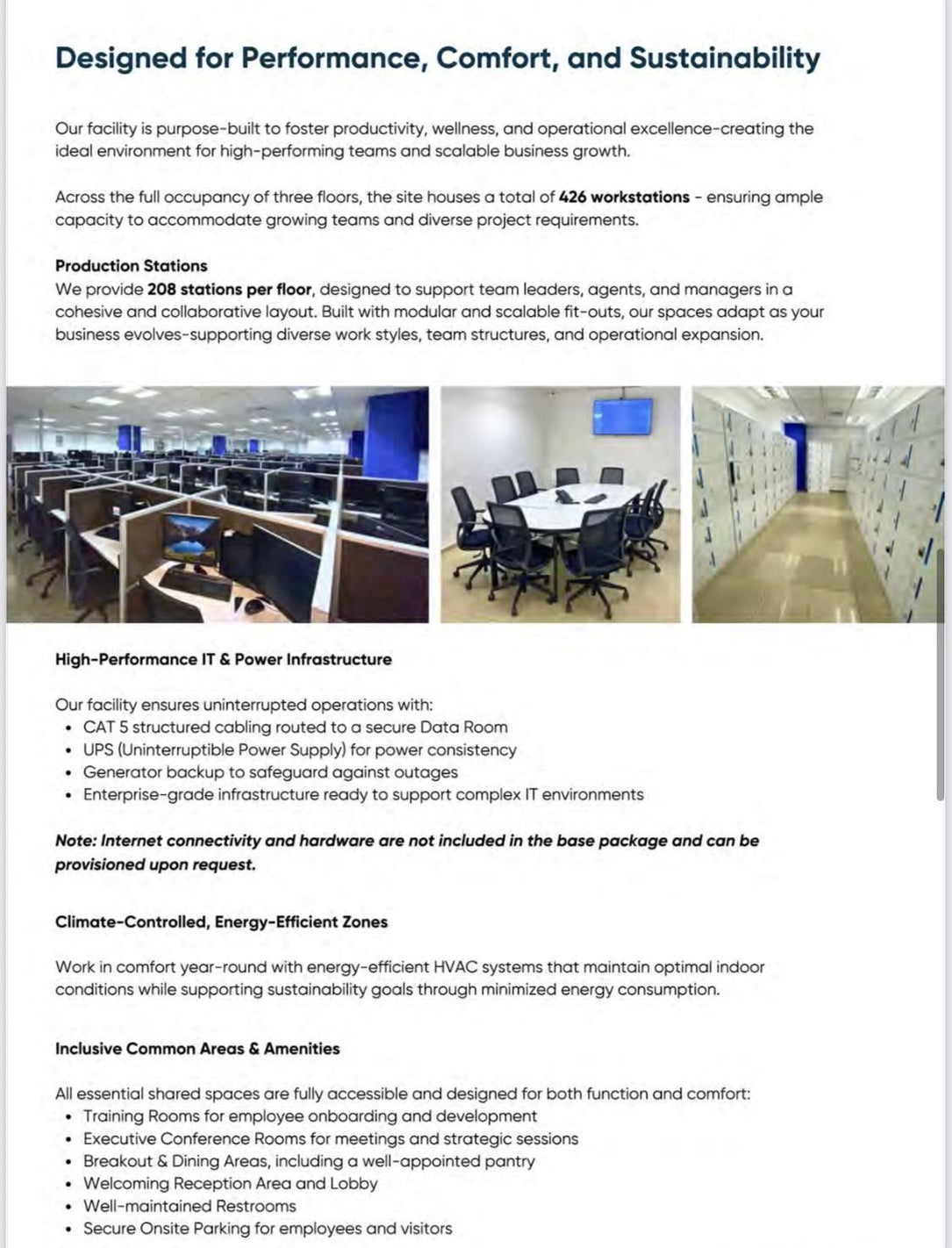 Oficinas Plug & Play para Call Center en Alquiler | Hasta 1,464 m² | Instalación Corporativa de Servicios Compartidos