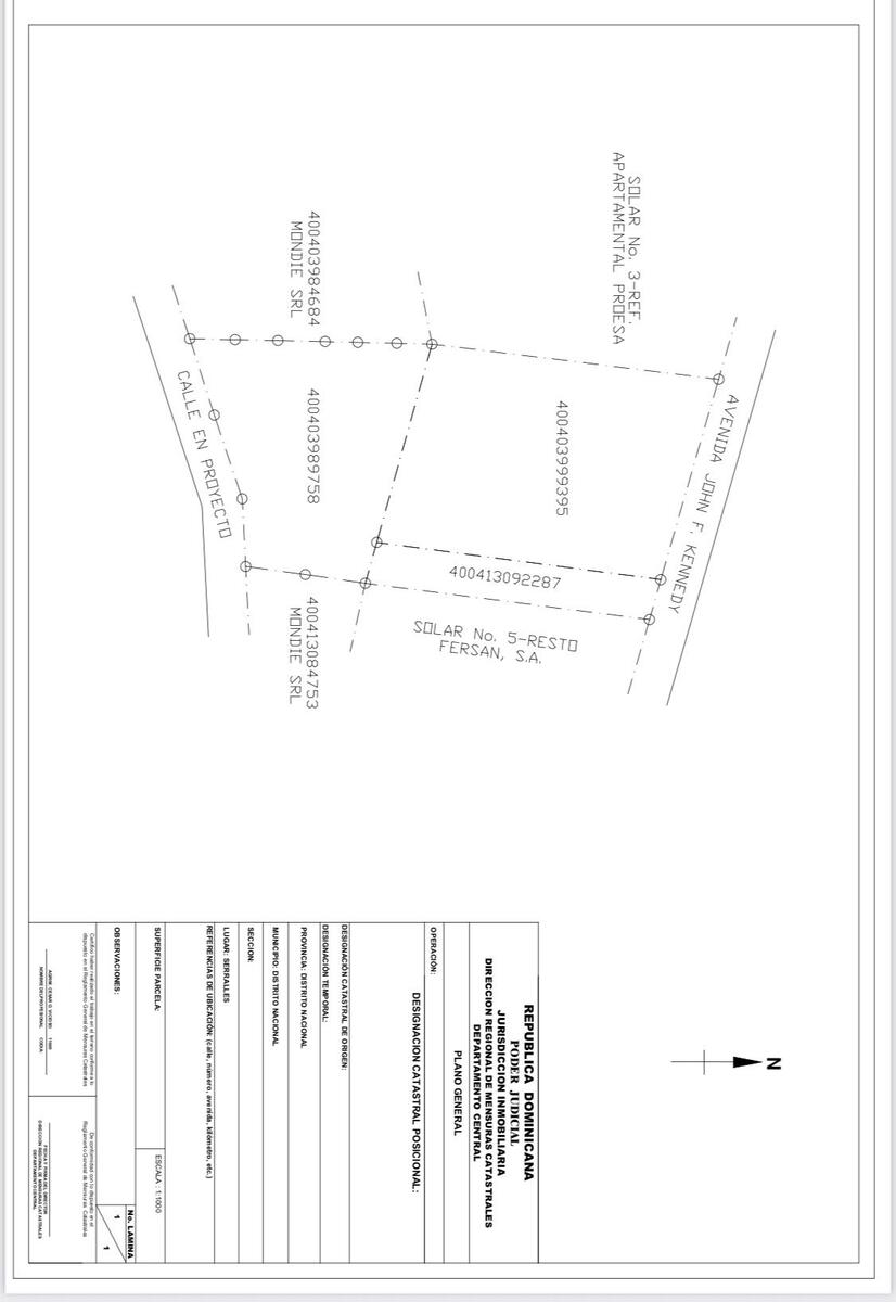 Terreno comercial alquiler JFK Kennedy Santo Domingo