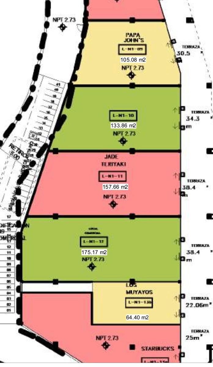 Locales comerciales alquiler 1er piso Paseo 27, Santo Domingo Oeste