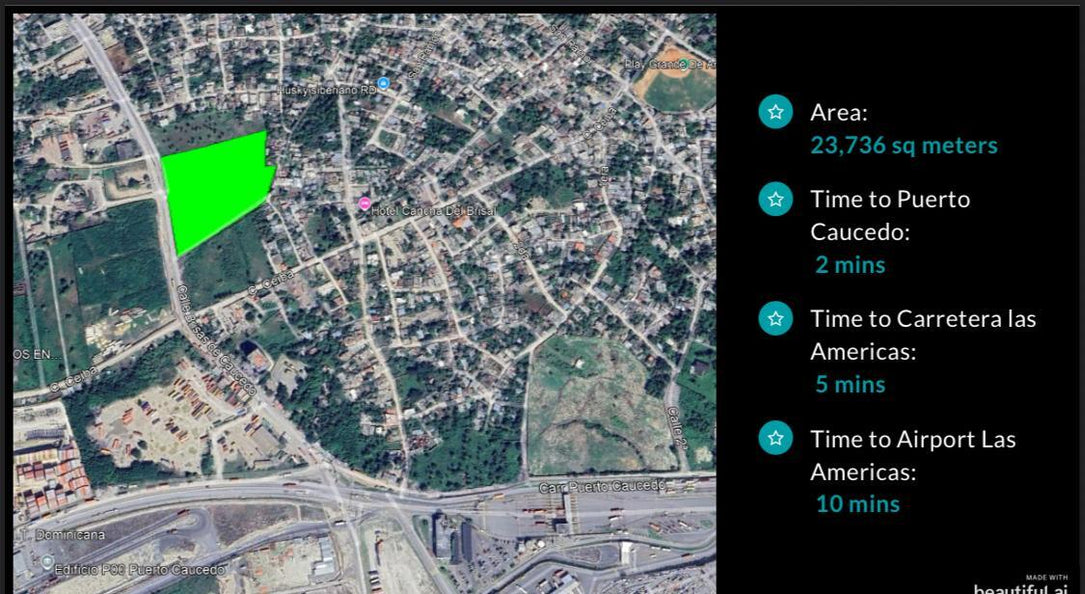 Terreno industrial comercial alquiler venta Caucedo Boca Chica Las Americas
