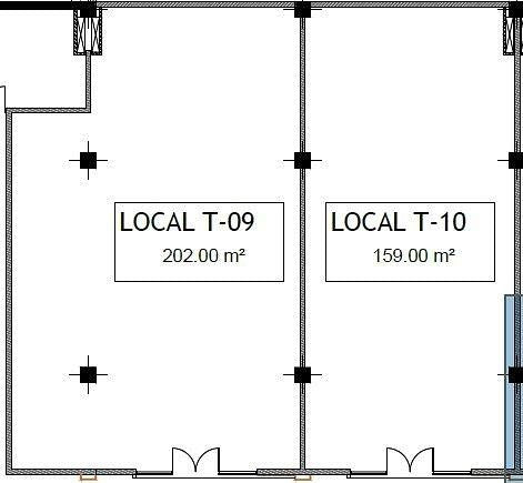 Oficinas en Alquiler | 159–202-361 m² | Santo Domingo – Metro Plaza
