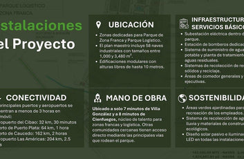 Cibao Park – Naves Industriales, Zona Franca y Logísticas en Alquiler | 1,000–3,-6