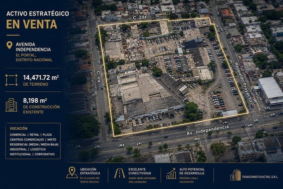 Terreno comercial e industrial con edificaciones en venta | Av. Independencia | 14,471.72 m²