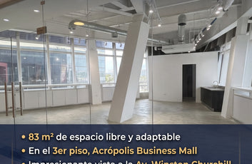 Local Comercial de 83 m² | Acrópolis Business Mall | Piso 3 | Santo Domingo-6