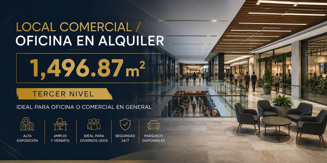 Oficina en Alquiler – 1,496.87 m² | Arroyo Hondo Viejo, Santo Domingo